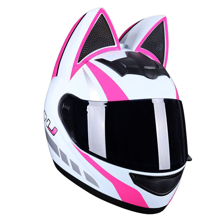 Factory custom DOT ECE approved women helmets motorcycle full face helmet woman