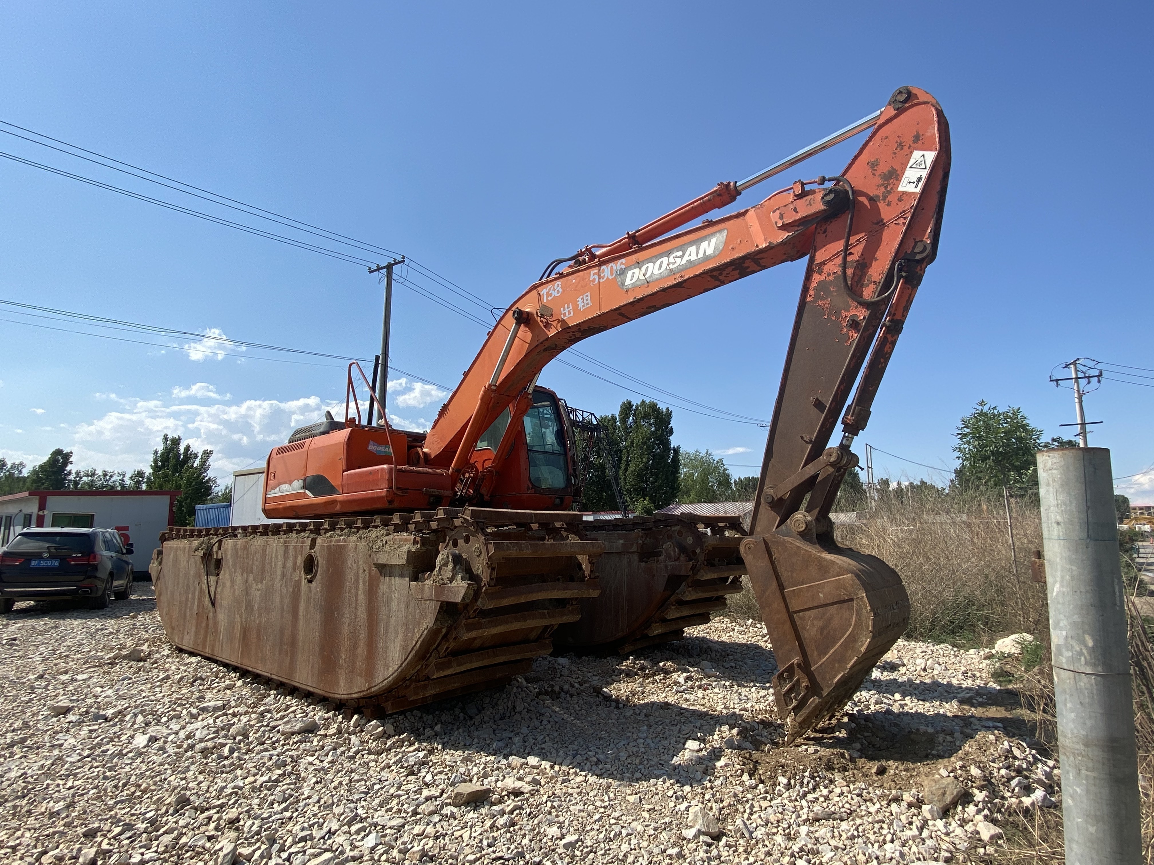 Doosan boat excavator , Second hand dh300lc-7 doosan excavator , Doosan excavators for sale