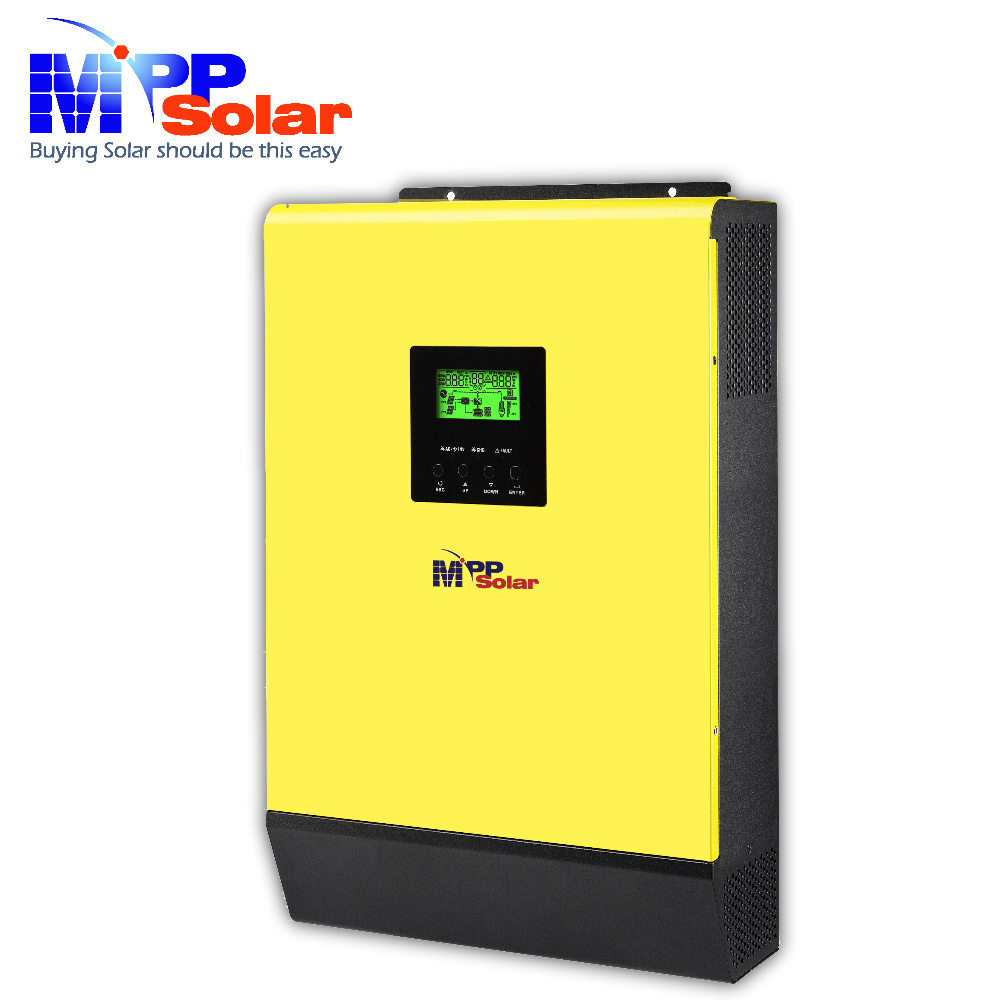 Hybrid V2 series 3000W 48V 230vac Grid tied  Solar inverter + mppt solar charger 60A, high PV input 450Vdc