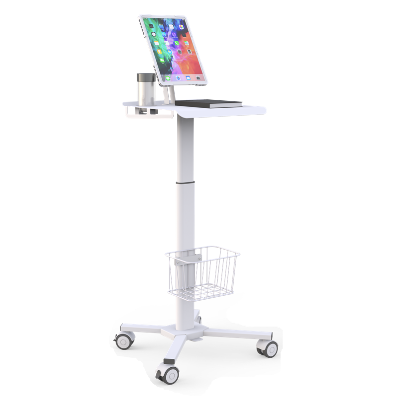 Factory Mobile Laptop and Computer Monitor Cart Medical Trolley Hospital Trolley