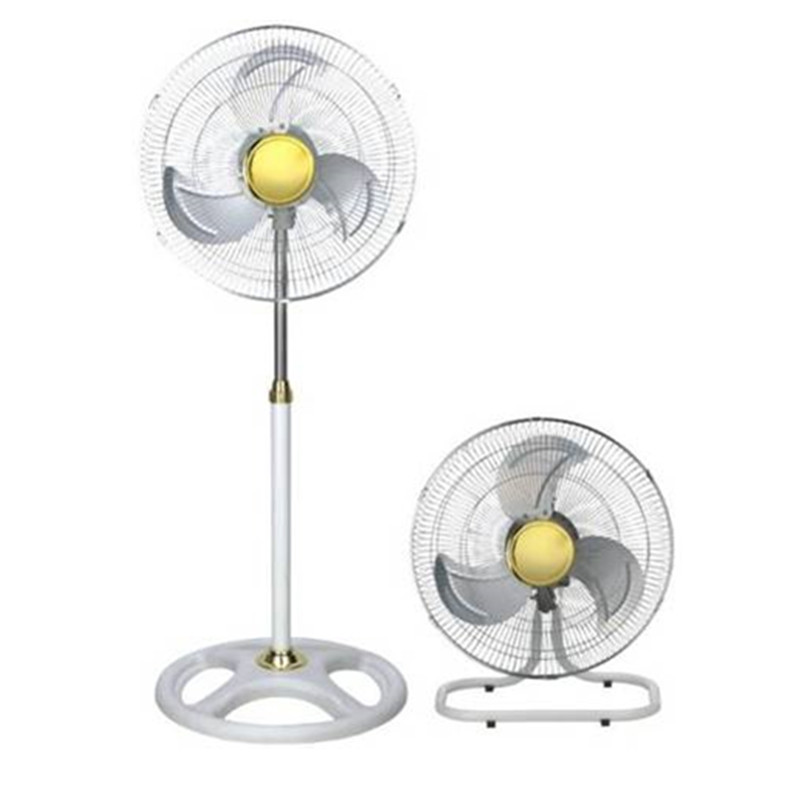 Powerful metal material 3 in1 industrial fan round flow stand fan 18 inch fan