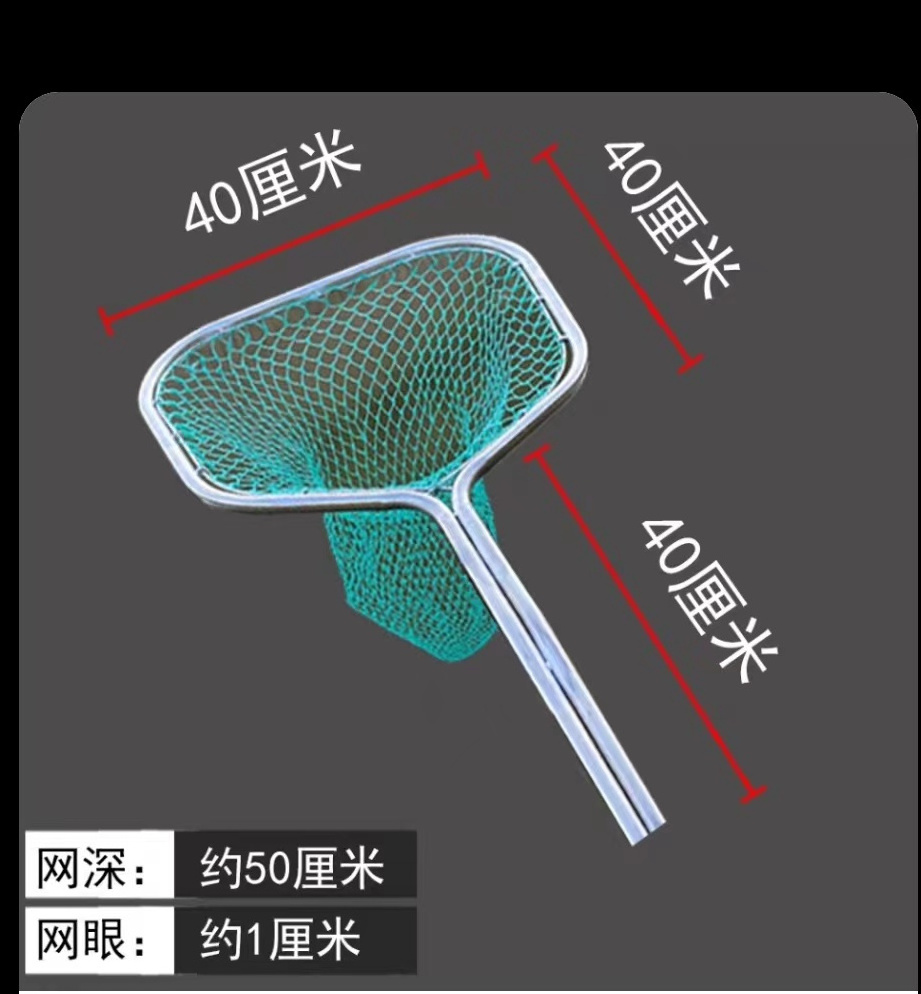 Stainless steel net Landing Net Long Handle Landing Fish net