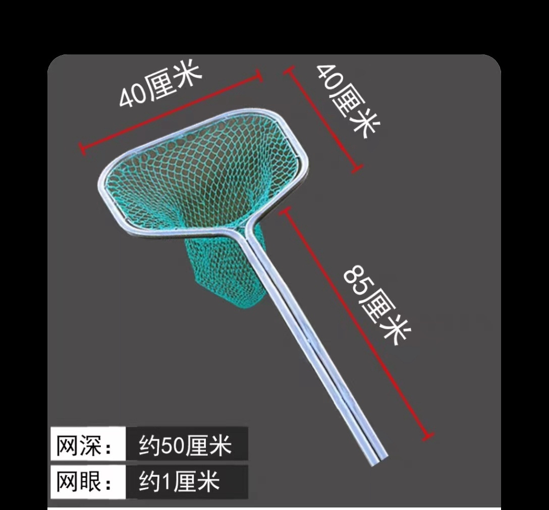 Stainless steel net Landing Net Long Handle Landing Fish net