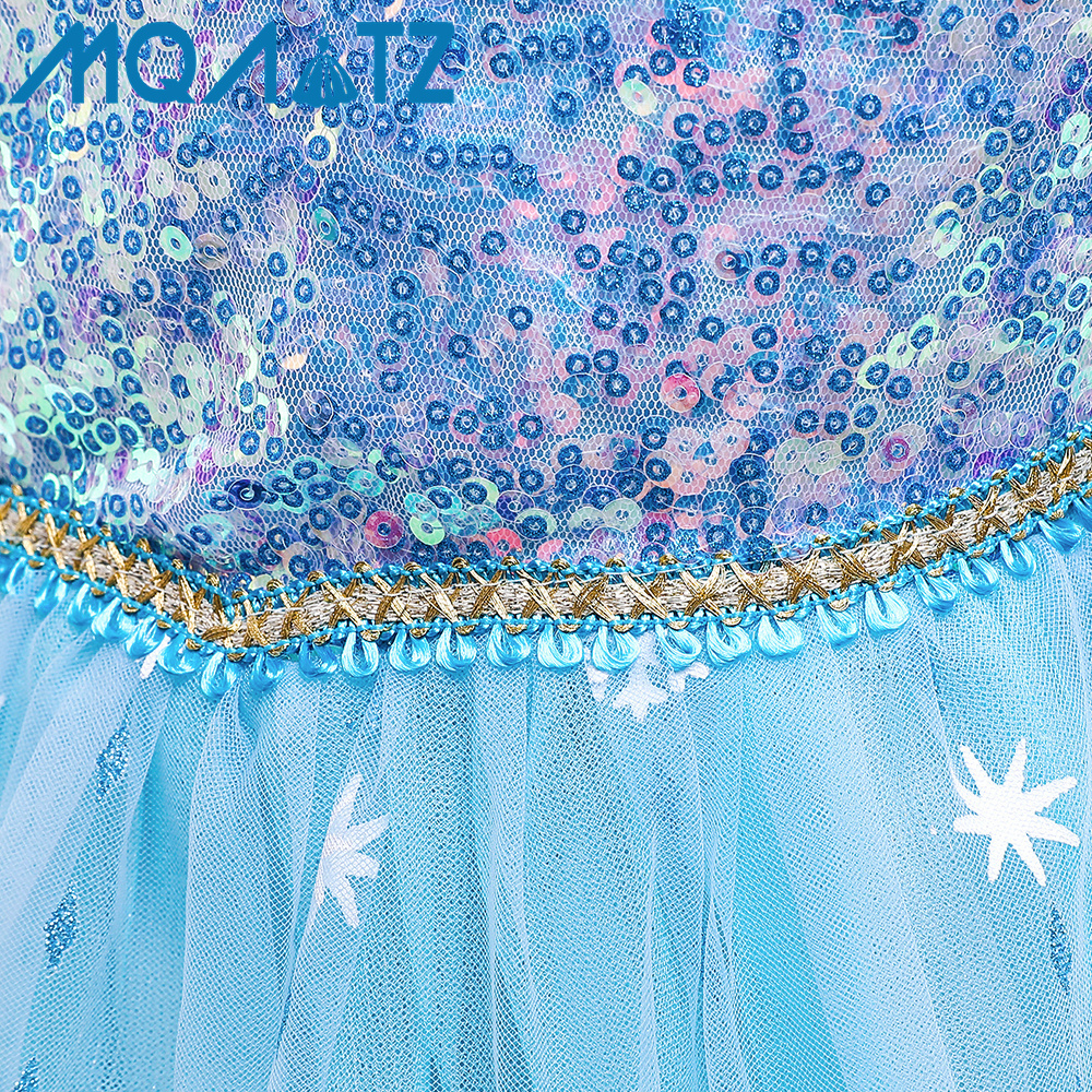 MQATZ Girls Princess Costume Halloween Carnival Dresses Birthday Party Cosplay Queen Sequin Dress