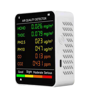 Portable Temperature Humidity Digital Meter Carbon Dioxide Monitor environmental sensors Pm2.5 pm10 Co2 Air Quality Detector