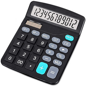 Standard Function ELECTRONIC Calculators with 12 Digit Large Lcd Display, Handheld Desk Calculator For Daily And Basic Office