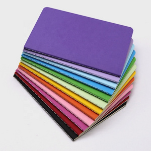 A5 Solid Color Notebook Rainbow Color notebook 12pcs for Promotion Gift