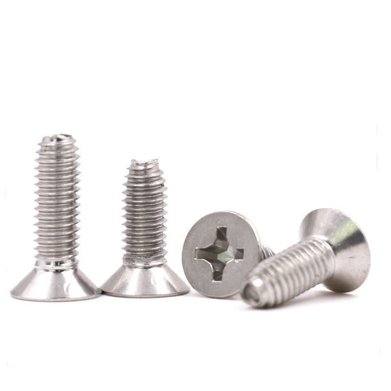 factory direct stainless steel screw flat head pan head screw Micro Small Screw