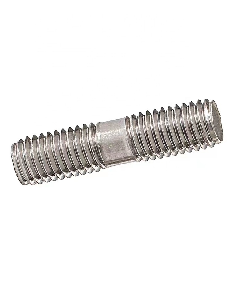 stud bolt 304 316 stainless steel M6 M8 M10 double head screw bolt double end threaded studs bolts