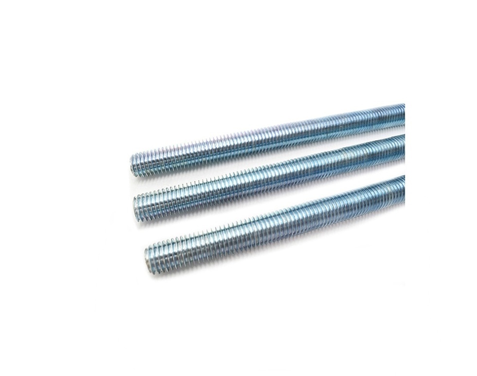 DIN M4-M36 Direct Sales Carbon Steel High quality ZINC threaded rod high quality