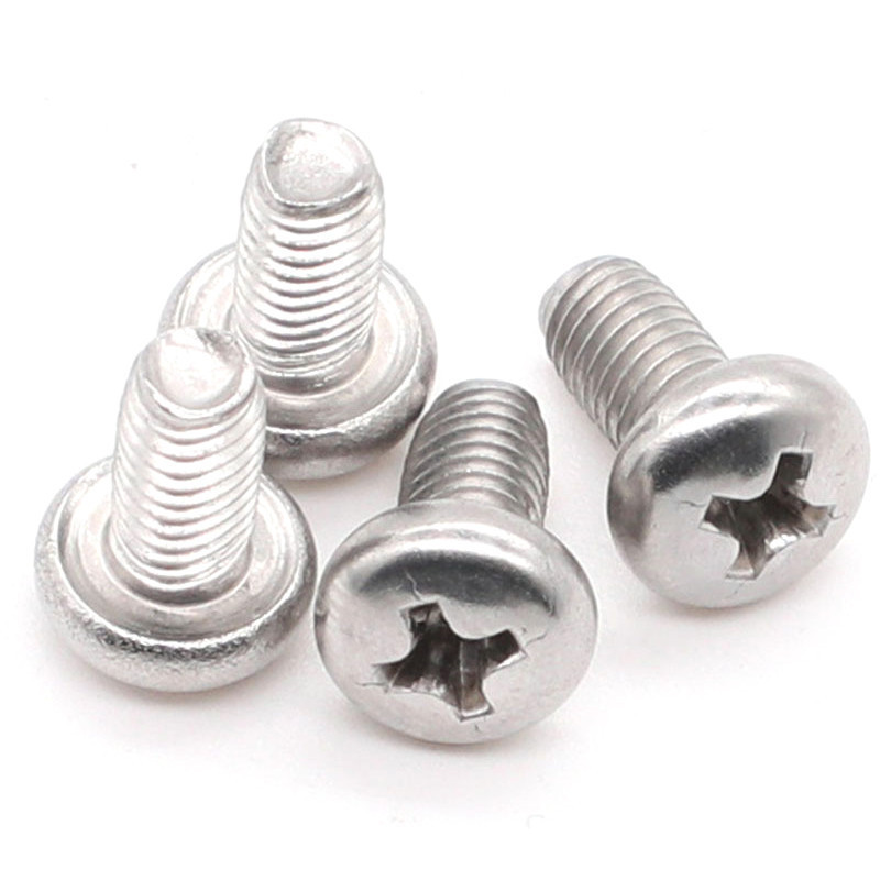 factory direct stainless steel screw flat head pan head screw Micro Small Screw