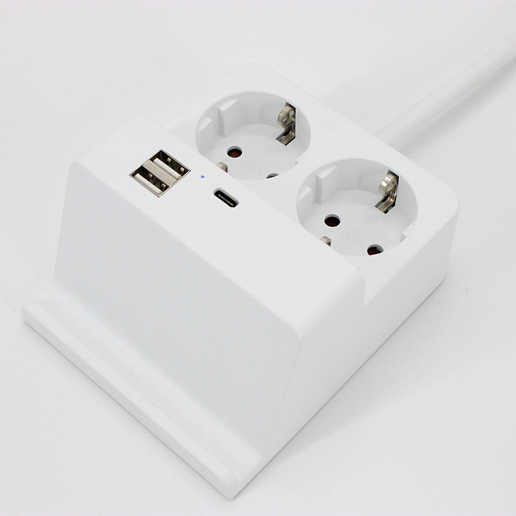 mobile phones holder power strip 6 outlet with individual switch and overload protection 2 socket with USB