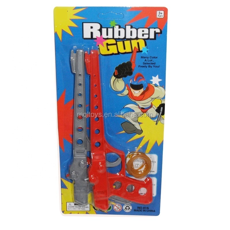 Novelty gadget toy original rubber elastic band gun shooter gun