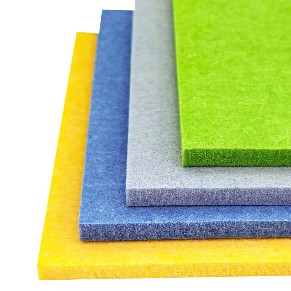 Soundproof Acoustic Foam 100% polyester felt fiber pet acoustic panel manufacturer for wholesales of China