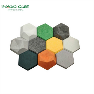 Conference Room Sound Absorbing Spot New Products Noise reduction 3d polyester fiber acoustic panel