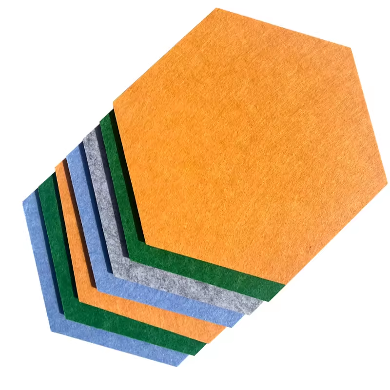 Art Acoustic Panel Absorber Board  Wall Felt Soundproof Pet Polyester Fiber Acoustic Panels For School with factory price