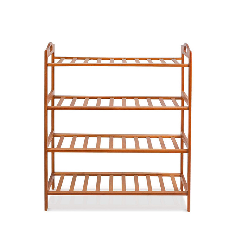 Top Sale Bamboo Wood Display Shoe Rack Designs For Wholesale