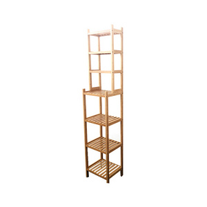 Bamboo Plant Stand Rack, Multiple Flower Pot Holder Shelf Indoor Outdoor Planter Display Shelving Unit for Patio