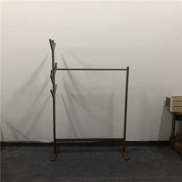 Unique Wooden Coat Racks Free Standing,Clothes Hanger Tree Shelf