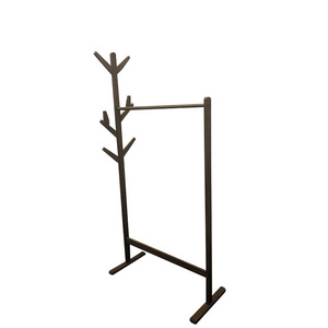 Unique Wooden Coat Racks Free Standing,Clothes Hanger Tree Shelf