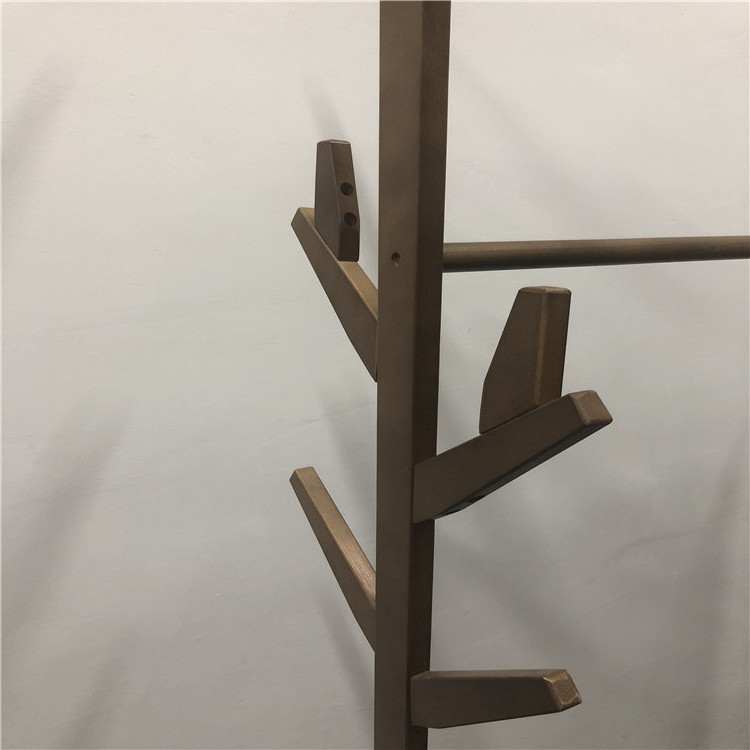 Unique Wooden Coat Racks Free Standing,Clothes Hanger Tree Shelf