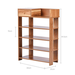 Standard Size Wooden Display Stand Shoe Rack Organizer Space Saver