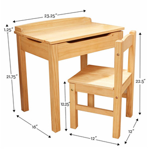 Popular Kids Furniture Table and Chairs Wooden Table and Chairs for Children