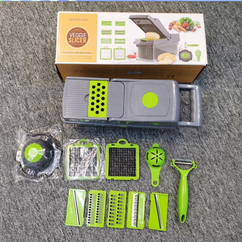 Top Seller 2022 Combined Kitchen Set Slicer Vegetable Cutter - Hand Garlic Press Chopper - vegetable chopper slicer dicer