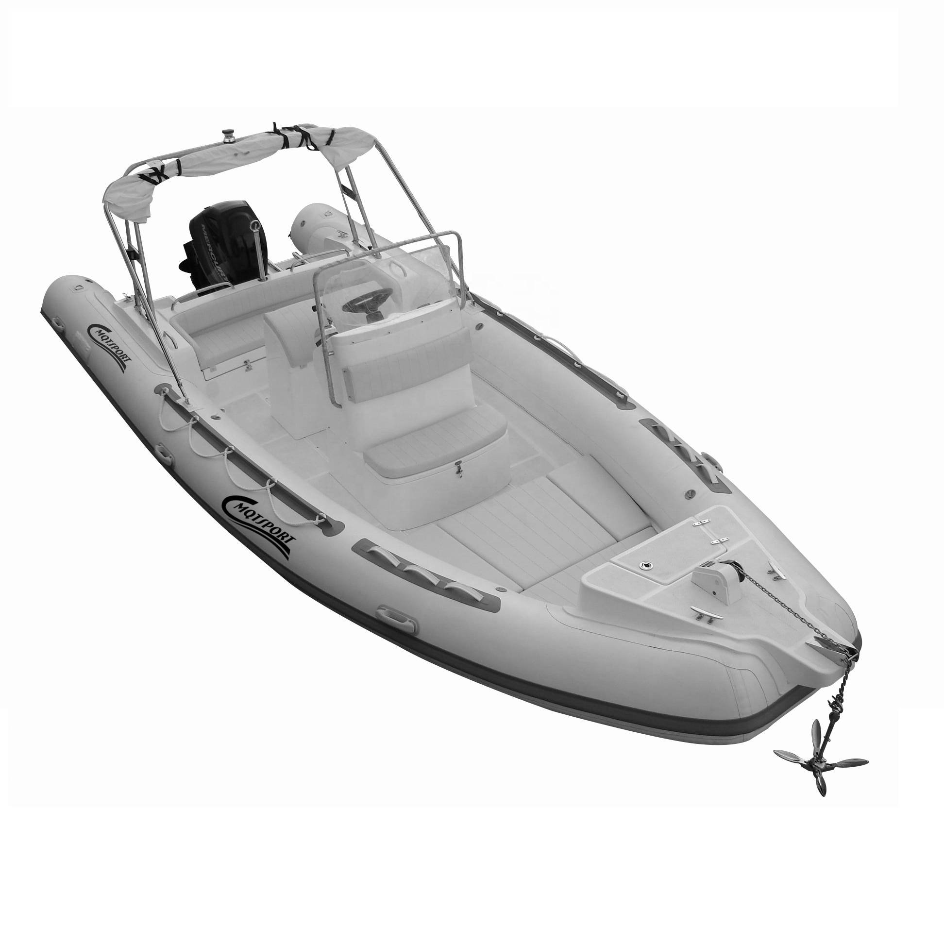 5.2meter Factory Semi Rigid Inflatable Boats,Rafting Inflatable rib Boat with anchor