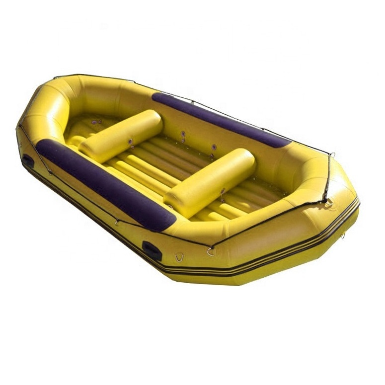 CE 1.2mm PVC 4.3m Inflatable Whitewater River Raft Boat For Sale