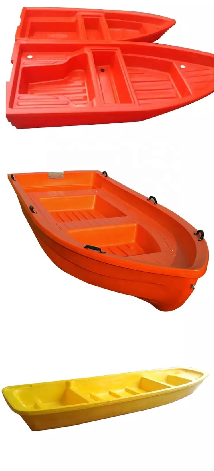 CHINA Factory  boats high quality orange small plastic fishing boat for sale