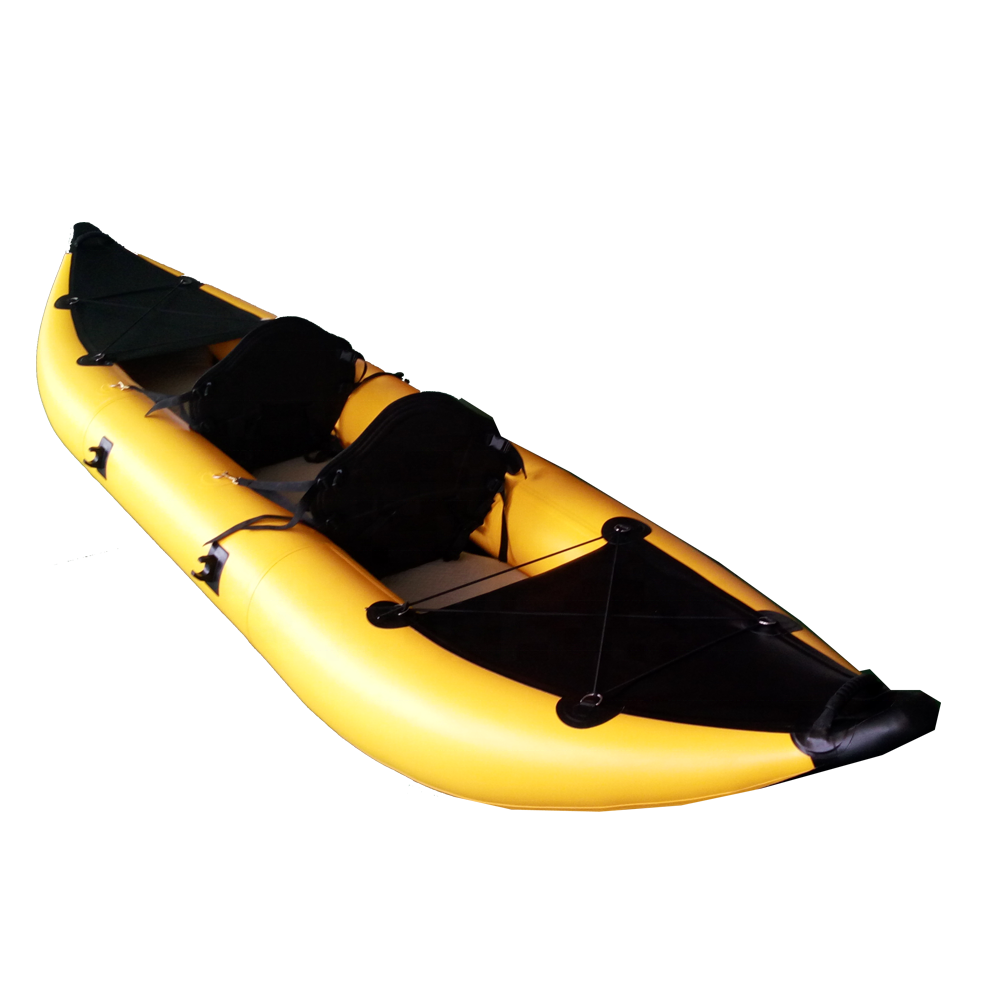 Olymp 2023 Style Factory Cheap Good Quality Inflatable Fishing Kayak 2 Person Kayak Travel Kayak Modular 2 Seat MQT Sports