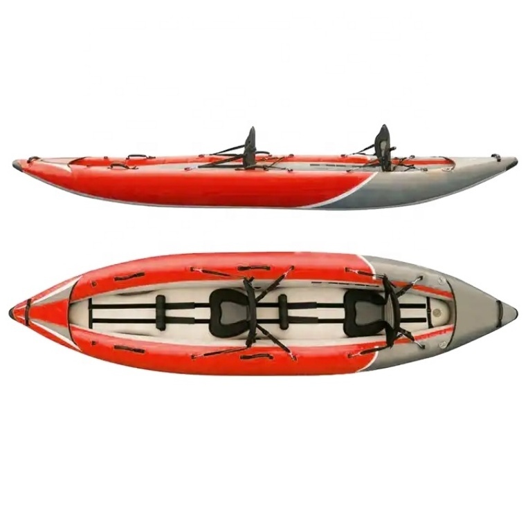 High Quality 2024 Inflatable Kayak Cheap China Factory Manufacturer Top Trending Drop Stitch PVC Inflatable Canoe Kayak for Sale