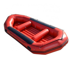 CE 1.2mm PVC 4.3m Inflatable Whitewater River Raft Boat For Sale