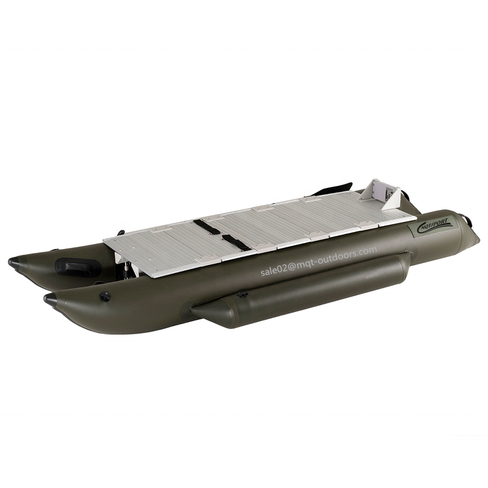 Small Custom Float Tube Inflatable Fishing 2 Person Aluminum Pontoon