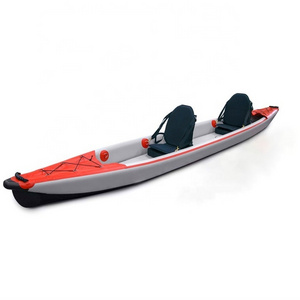 China Manufacture 2 Person Rowing Boat Canoe Drop Stitch Inflatable Kayak for Sale