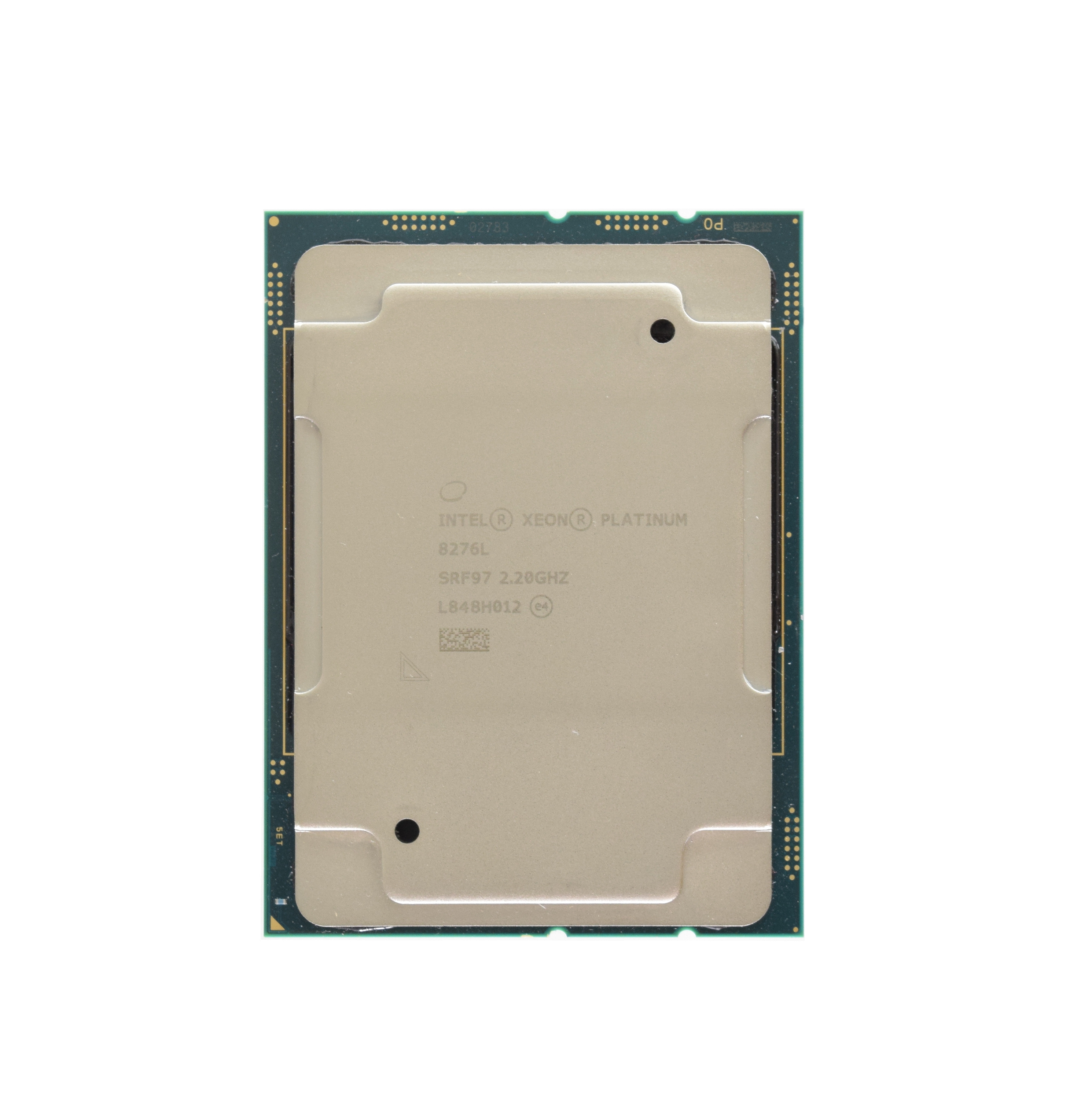 Platinum 8276L Processor 2.2 GHz 28 38.50 MB 165W 3 @ 10.4 GT/s 2933 MT/s 4.5TB CPU