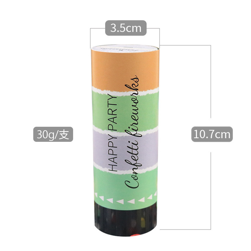 2024 New Biodegradable Confetti Cannons Wedding Flower Birthday Party Poppers Colorful Paper