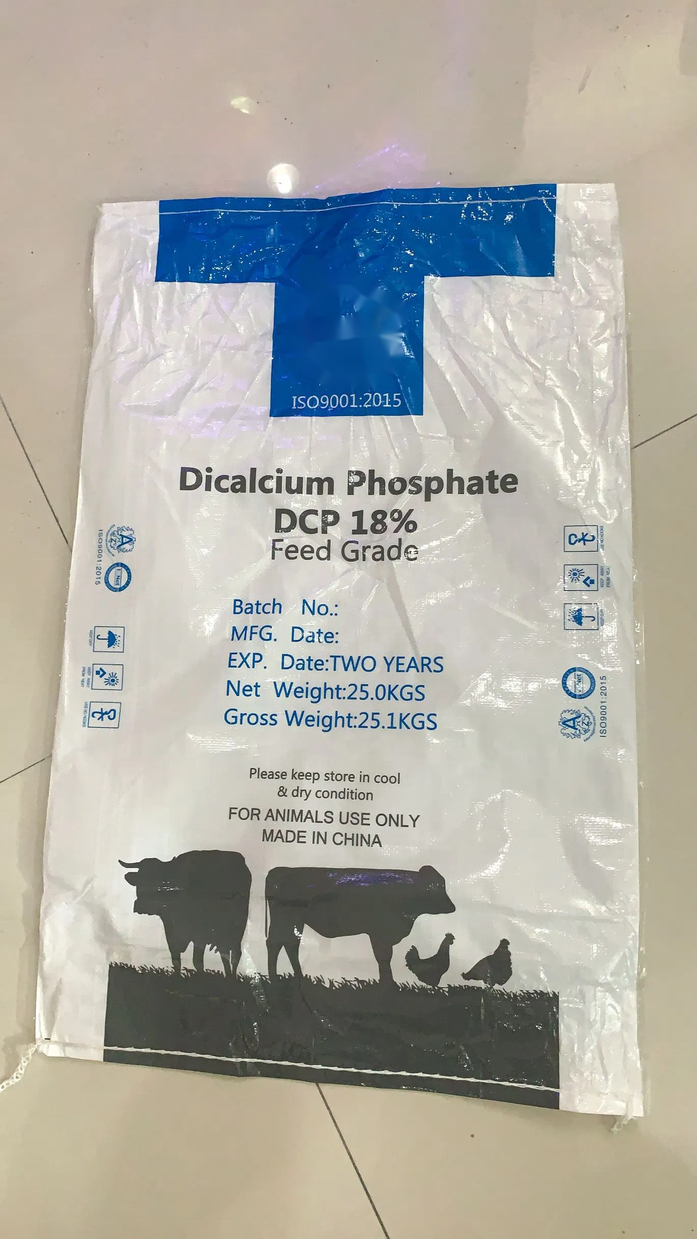 Manufacturer Price Direct Sale Nutrition Dicalcium Phosphate Animal Feed Powder Granular Anhydrous And Dihydrate DCP 18%