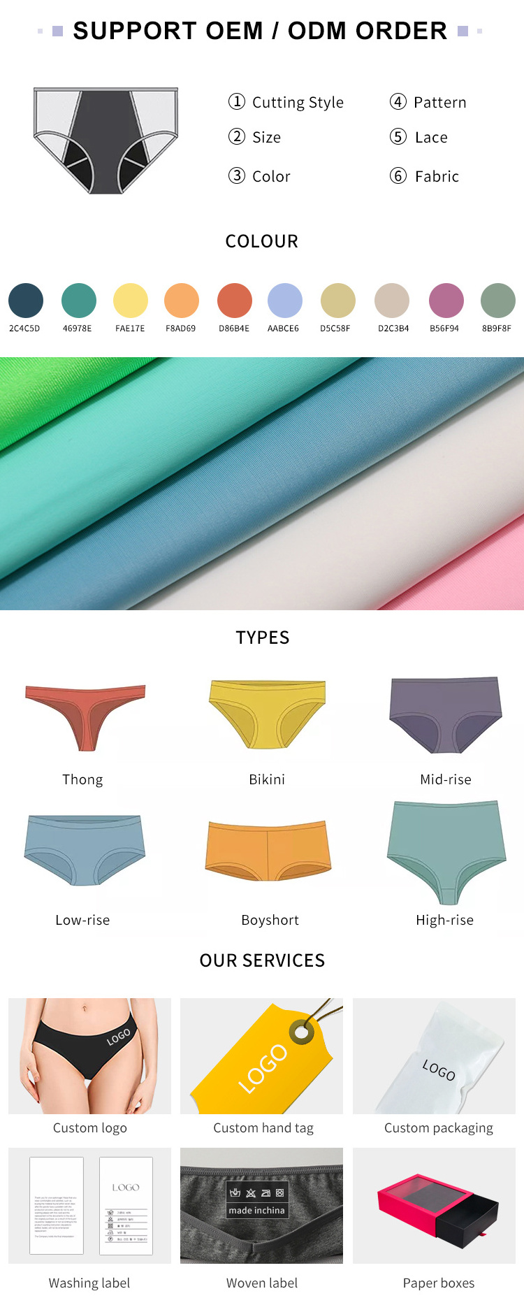 Low Waist Panties Women's Cotton Thong Underwear Girls Underpants Female Briefs Lingerie Cotton Woman Panty