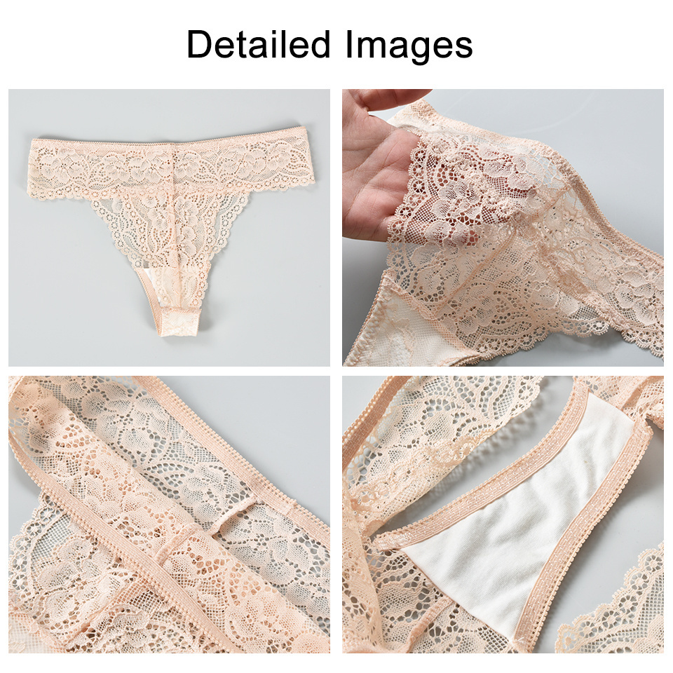 OEM New models brand design women lace panties sexy lace g string thong women's underwear