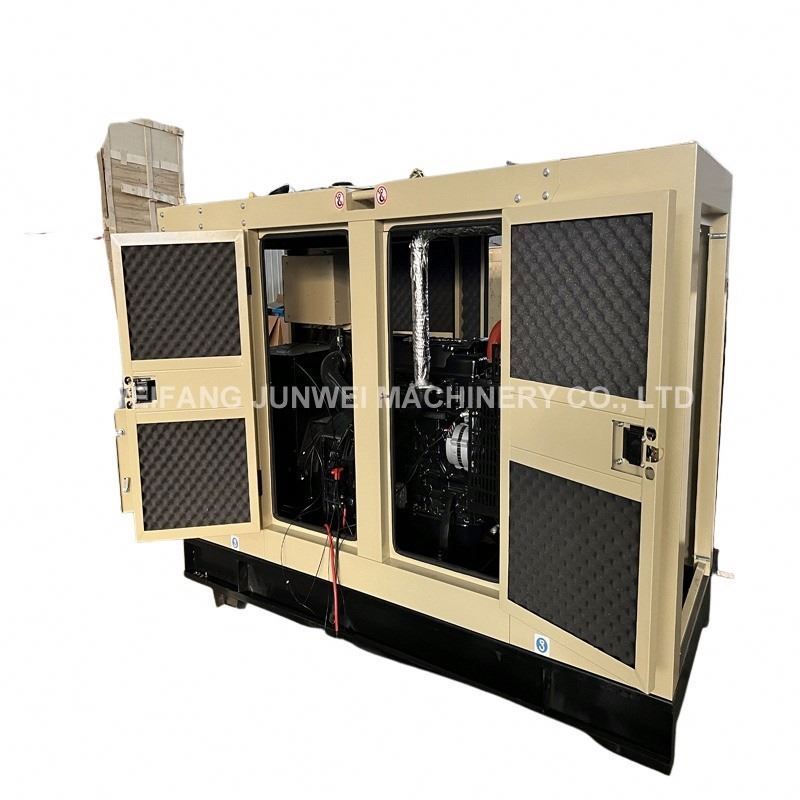 soundproof 6 cylinder electronic governor turbo charge 120kw 150kva power plant genset diesel generator with Stamford alternator