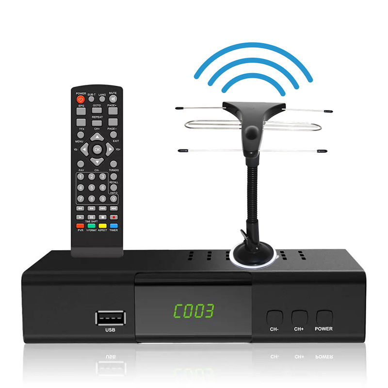 Set-Atas Digital DVB-T2 STB OEM Ready To Ship Smart TV Box 5G Wifi 4K Decoder Digitale Terrestre Set Top Box U-009 Indonesia