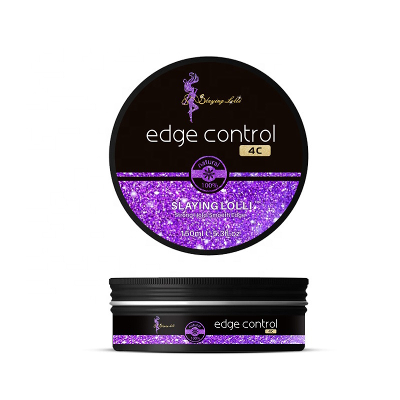 Wholesale Vendor Long Lasting Water Based Extra Strong Hold Hair Styling Products Private Label Edge Control for 4c black hair