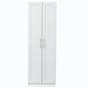 Wholesale Factory Price Bedroom Set Furniture Cheap Storage Wardrobe Design Two Doors Closet Tall Storage