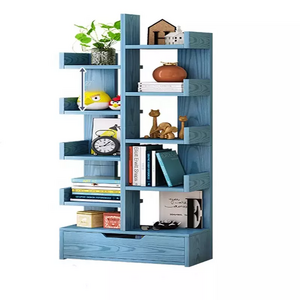 Best-selling new living room furniture simple tree-shaped multi-layer wooden storage rack, bookshelf,kids bookcase