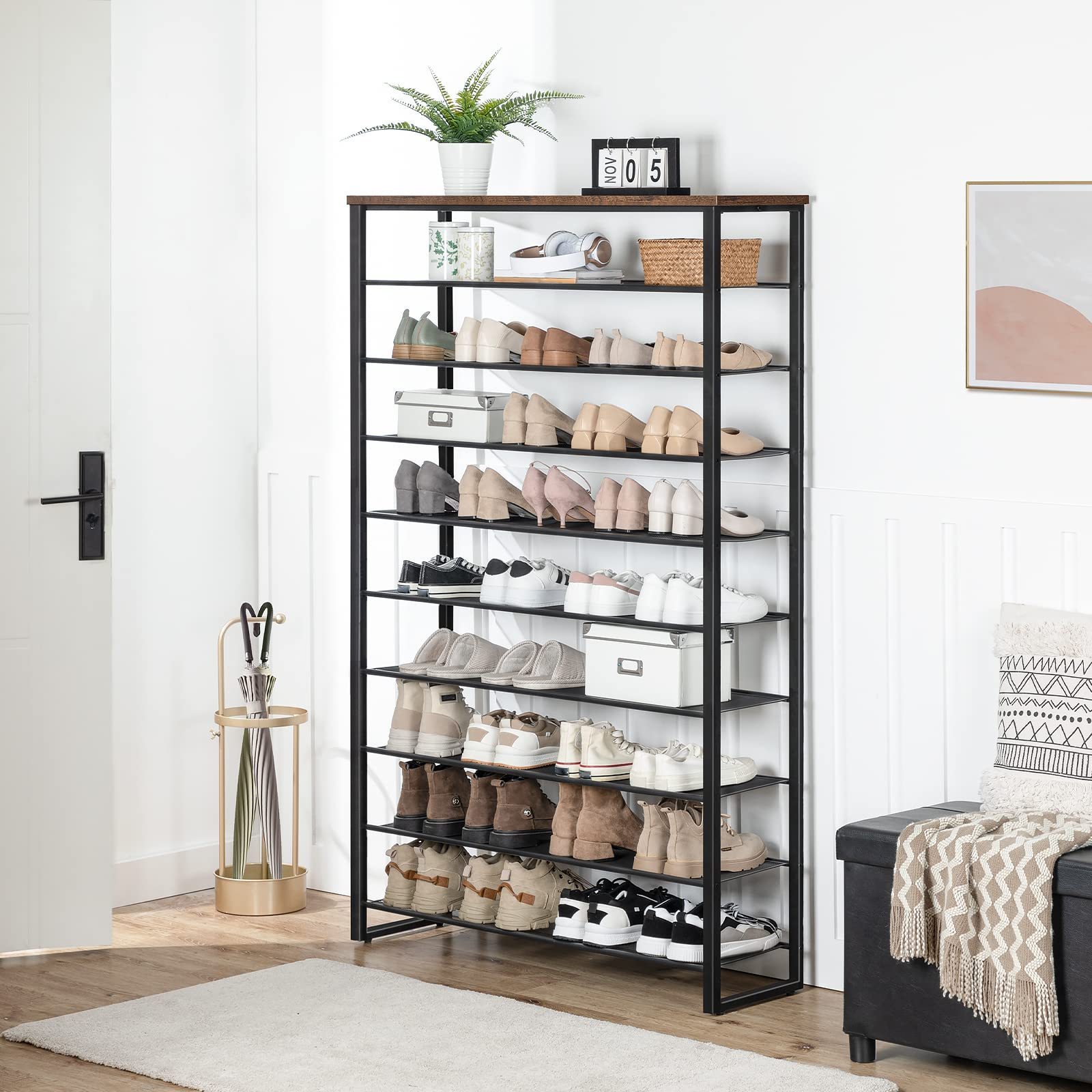 Wholesale Popular Living Room Sets Shoe Rack,Large Shoe Organizer Shelf,Shoe Storage for Entryway,Hallway,Dorm Room