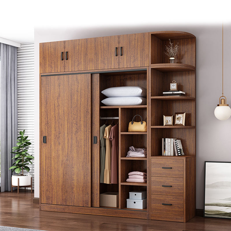 Wholesale Of New Products Wardrobe Bedroom Furniture Closet Storage & Organization Modern Sliding Door Storage Closet Organizer