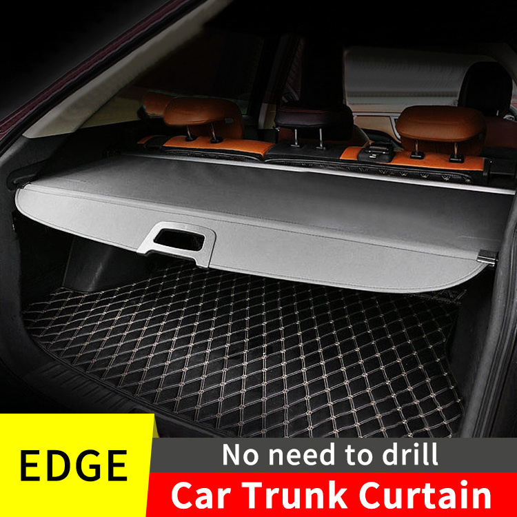 Trunk Cargo Cover Curtain For ford chinese edge 2015-2021 Retractable Cargo Cover Car Interior Rear Trunk Cargo Luggage Cover