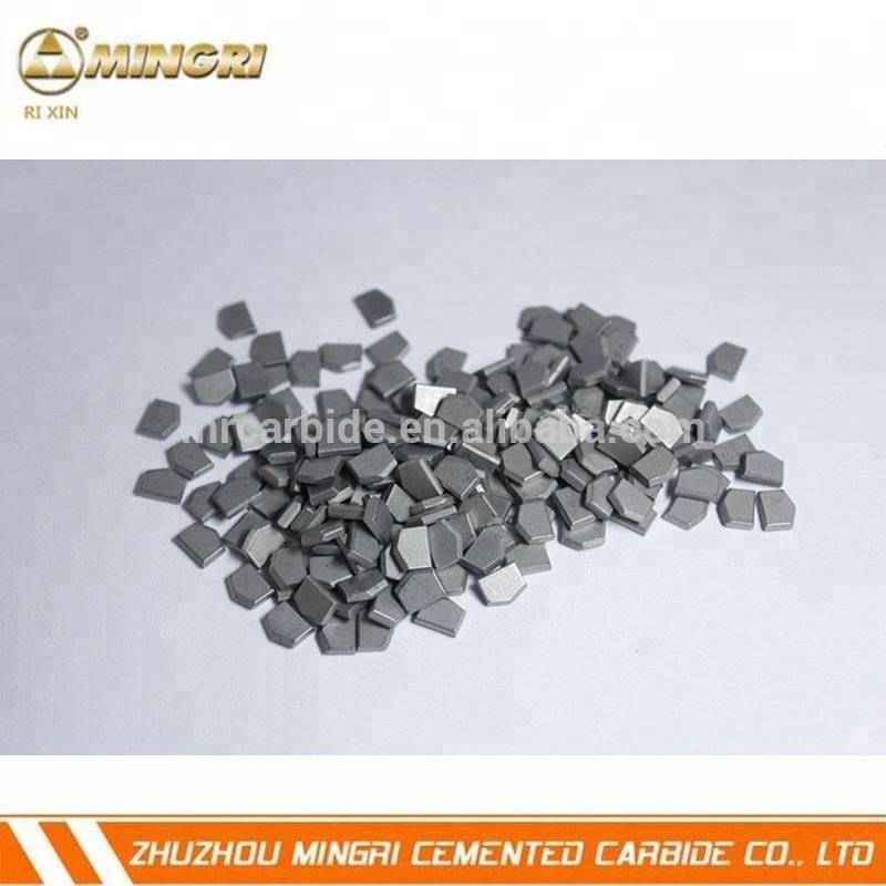 Electric hammer percussion drilling tungsten carbide tips